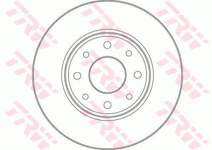 Tarcza hamulcowa TRW DF4379 4243102070