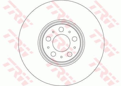 Tarcza hamulcowa TRW DF4340S 30657301