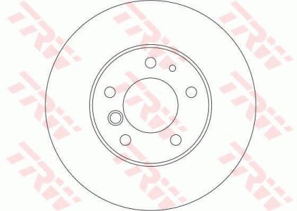 Tarcza hamulcowa TRW DF4348 34111158550