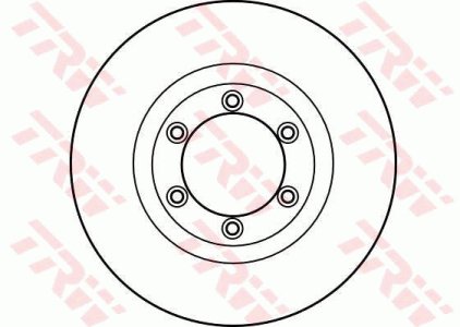 Tarcza hamulcowa TRW DF4168 4144105110