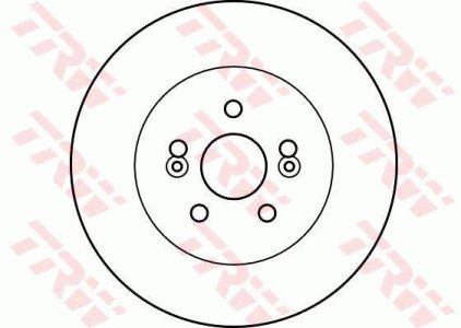 Tarcza hamulcowa TRW DF4230 7701206673
