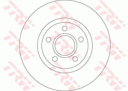 Tarcza hamulcowa TRW DF4424 1223664