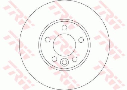 Tarcza hamulcowa TRW DF4309S 7H0615301F