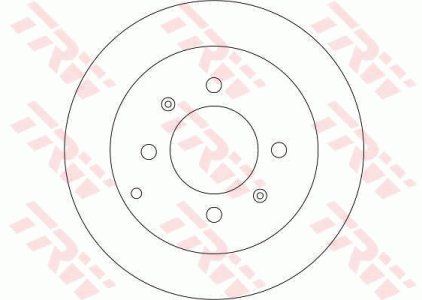 Tarcza hamulcowa TRW DF4286 5841138310