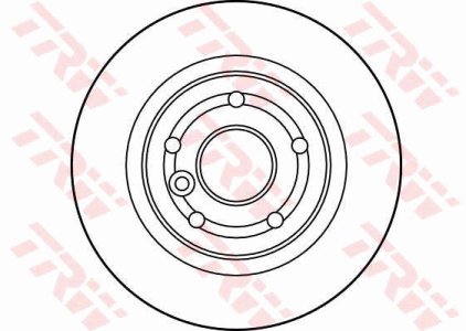 Tarcza hamulcowa TRW DF2791S NTC8781