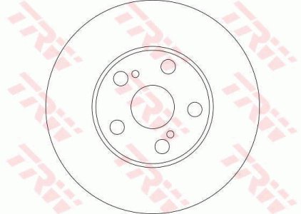 Tarcza hamulcowa TRW DF4416 4351205040