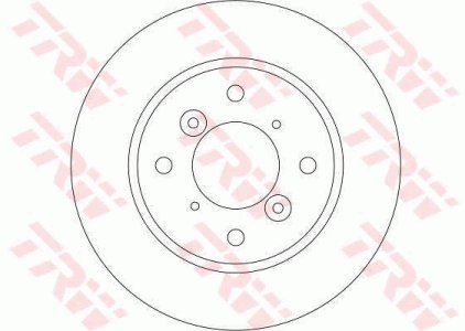 Tarcza hamulcowa TRW DF4435 5531162G00