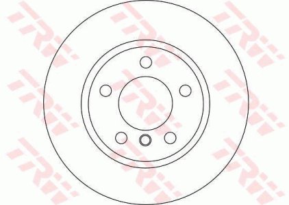 Tarcza hamulcowa TRW DF4449 34116764641