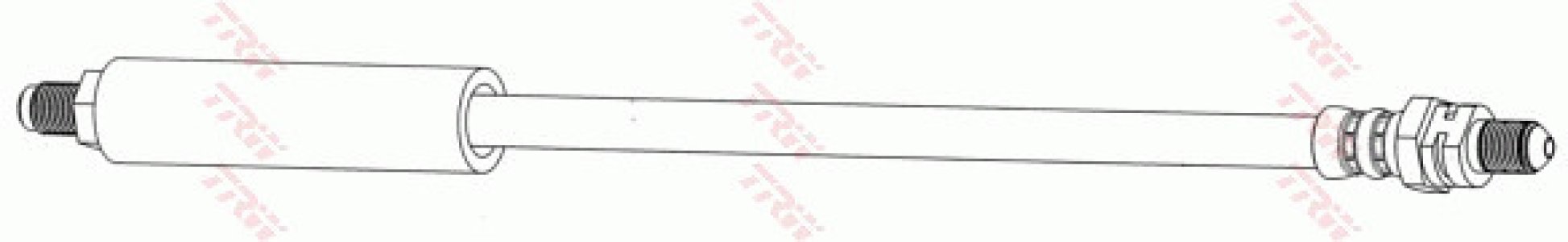 Przewód hamulcowy giętki TRW PHD379 7402895