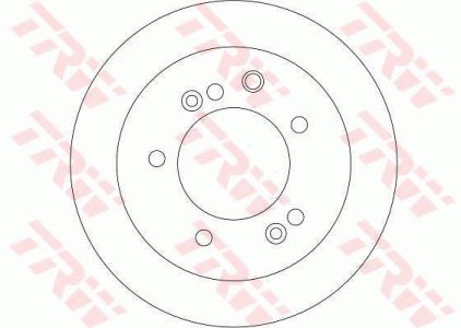 Tarcza hamulcowa TRW DF4394 