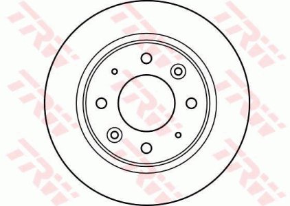 Tarcza hamulcowa TRW DF4083 0K9AA26251