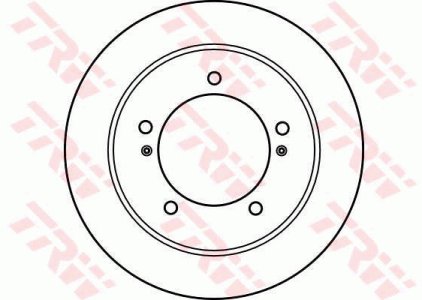Tarcza hamulcowa TRW DF2588 5521160A00