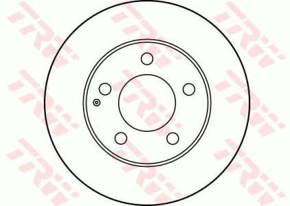 Tarcza hamulcowa TRW DF2704 GA2Y3325X