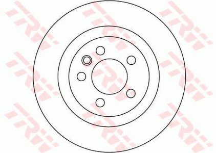Tarcza hamulcowa TRW DF4343S SDB000612
