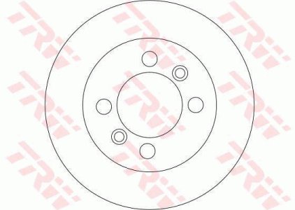 Tarcza hamulcowa TRW DF4365 GBD90842