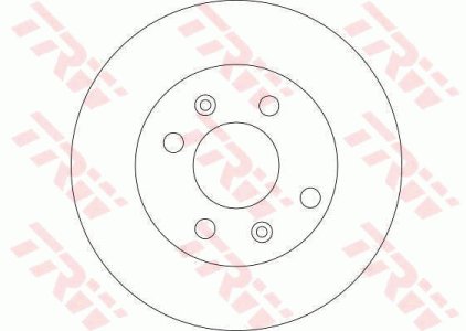 Tarcza hamulcowa TRW DF4409 517121C050