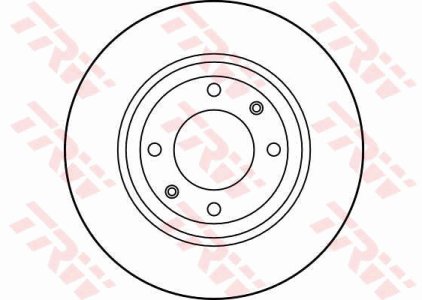 Tarcza hamulcowa TRW DF1220 4246B1