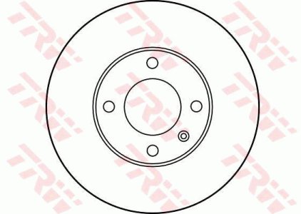 Tarcza hamulcowa TRW DF1516 321615301