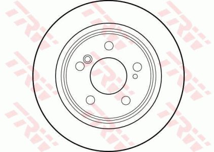 Tarcza hamulcowa TRW DF1595 1294230012