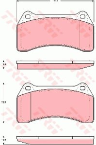 Klocki hamulcowe TRW GDB1512 2C224018