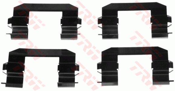 Zestaw montażowy klocków hamulcowych TRW PFK492 5811645000