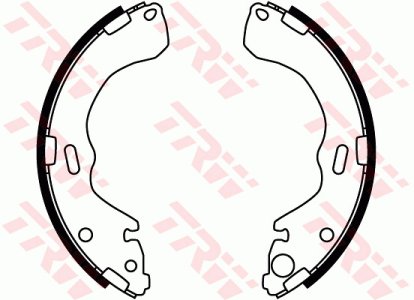 Szczęki hamulcowe TRW GS8664 C1Y02638Z
