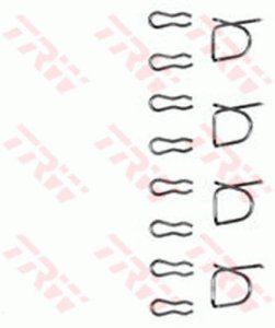 Zestaw montażowy klocków hamulcowych TRW PFK68 4210939