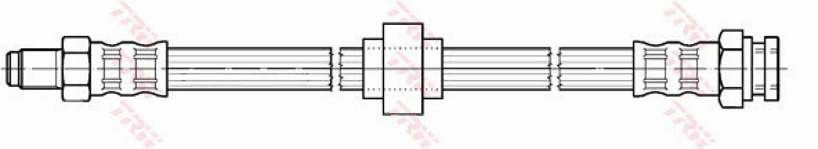 Przewód hamulcowy giętki TRW PHB220 480631