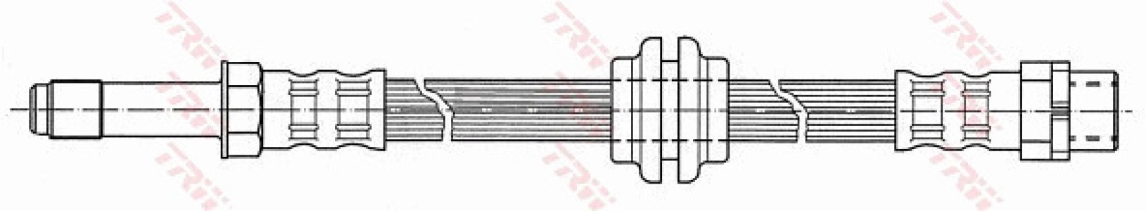 Przewód hamulcowy giętki TRW PHB426 34326766966