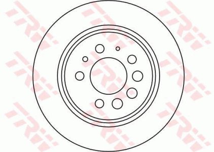 Tarcza hamulcowa TRW DF1674 2707362