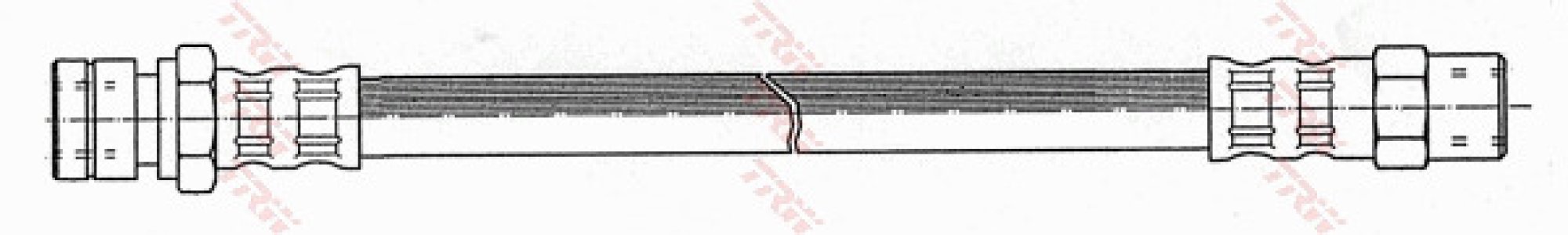 Przewód hamulcowy giętki TRW PHB204 69535168190