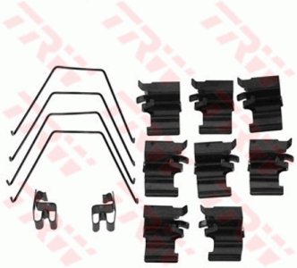 Zestaw montażowy klocków hamulcowych TRW PFK495 126165100