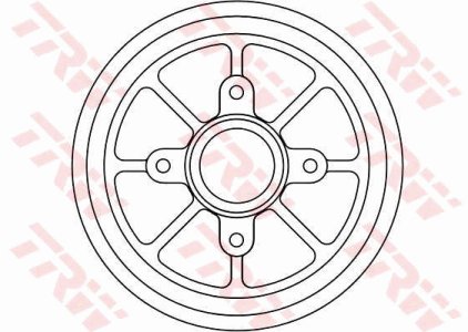 Bęben hamulcowy TRW DB4310 424746