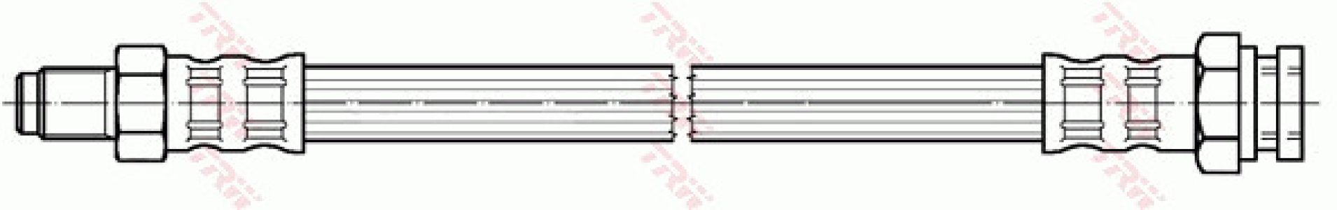 Przewód hamulcowy giętki TRW PHB263 4806C4