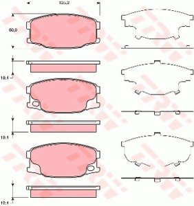 Klocki hamulcowe TRW GDB3388 MC894601