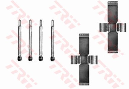 Zestaw montażowy klocków hamulcowych TRW PFK73 40924000