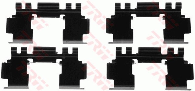 Zestaw montażowy klocków hamulcowych TRW PFK476 45016210000