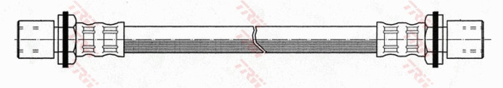 Przewód hamulcowy giętki TRW PHA205 9093101026