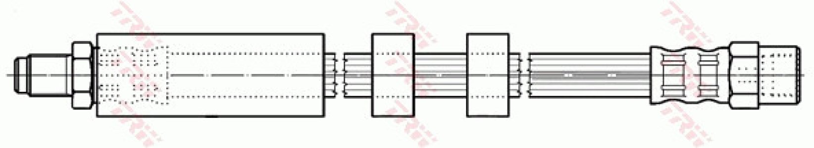 Przewód hamulcowy TRW PHB354 4A0611775