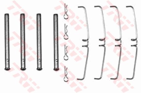 Zestaw montażowy klocków hamulcowych TRW PFK104 1130907