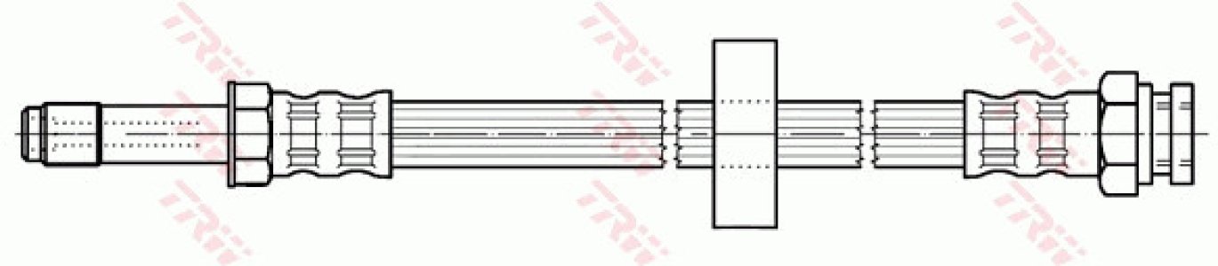Przewód hamulcowy giętki TRW PHB359 6U0611701B