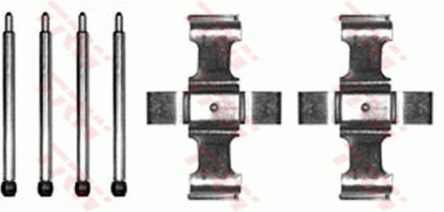 Zestaw montażowy klocków hamulcowych TRW PFK167 21110030000