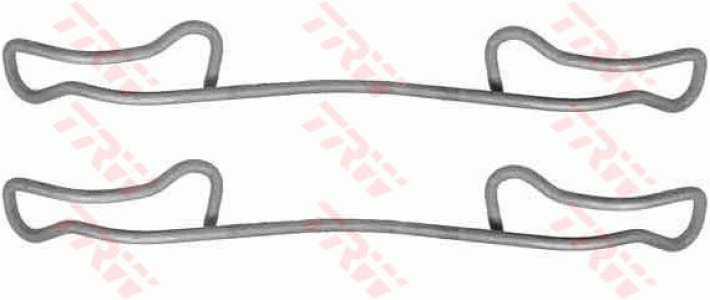 Zestaw montażowy klocków hamulcowych TRW PFK391 41200000