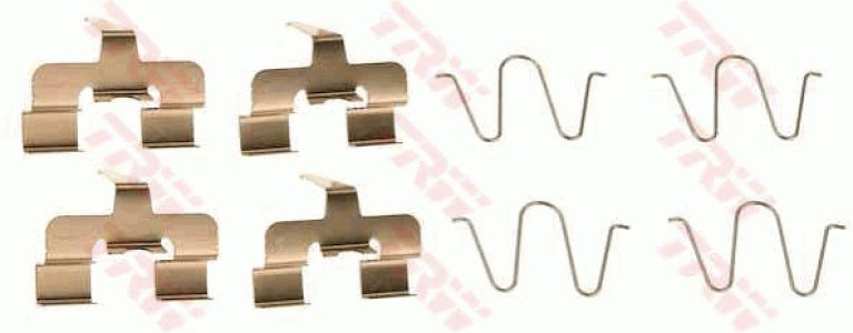 Zestaw montażowy klocków hamulcowych TRW PFK401 126120700