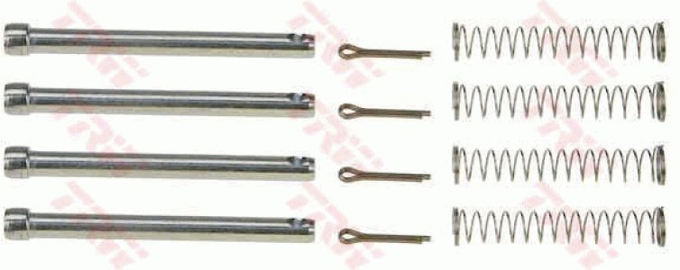 Zestaw montażowy klocków hamulcowych TRW PFK404 2281210000