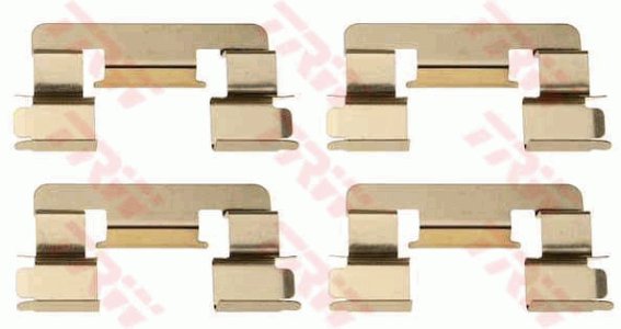 Zestaw montażowy klocków hamulcowych TRW PFK462 441293000