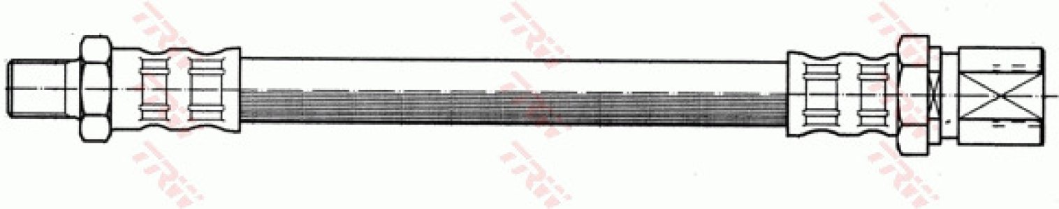 Przewód hamulcowy giętki TRW PHB119 4108899