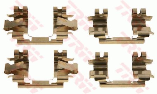 Zestaw montażowy klocków hamulcowych TRW PFK335 45012570000