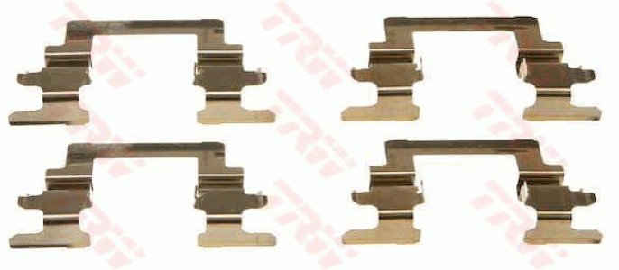 Zestaw montażowy klocków hamulcowych TRW PFK431 MB012360
