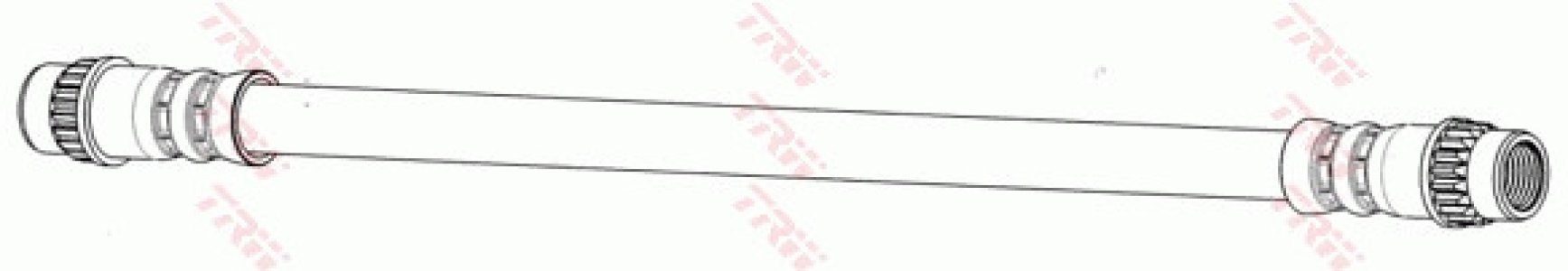 Przewód hamulcowy giętki TRW PHA409 480693